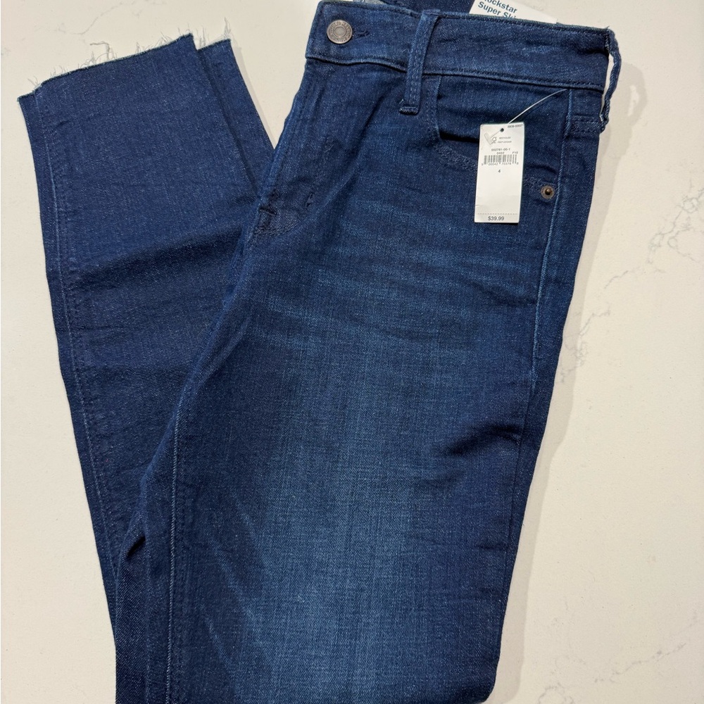 Old Navy Women's Skinny Jeans - Dark Blue